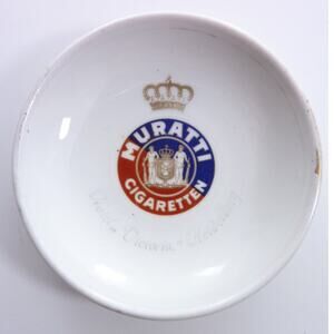 Vintage Hotel Victoria Heidelberg Small Dish Germany Muratti Cigaretten Souvenir